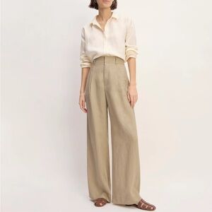 Everlane Linen Way-High Drape Pant